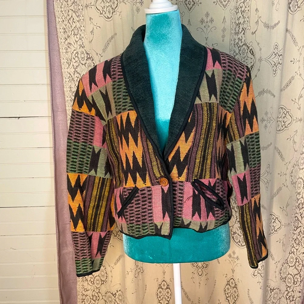 Shaver lake: vintage cropped jacket - Picture 1 of 6